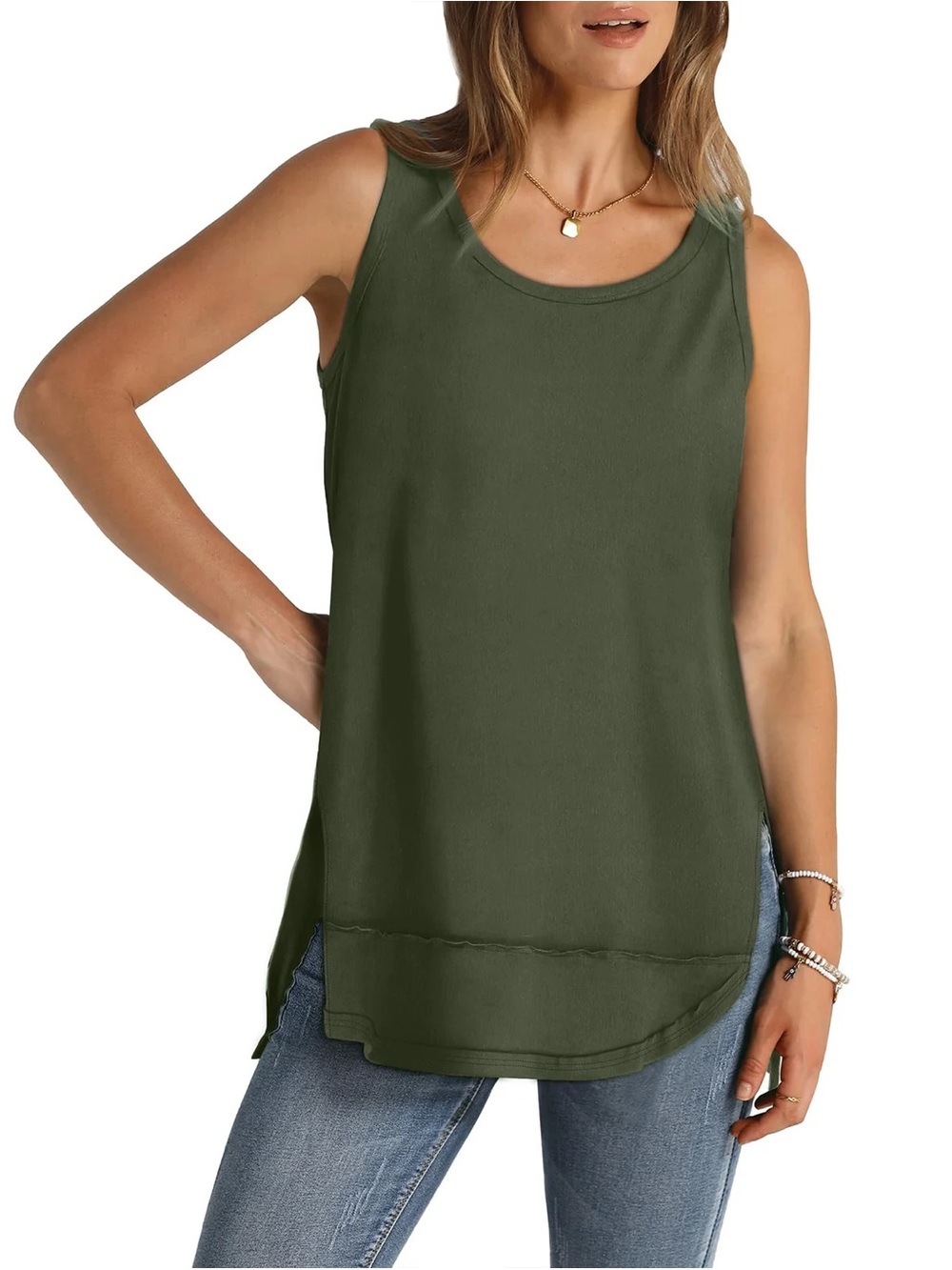 🇨🇦 Everleigh Women Scoop Neck Tank Top